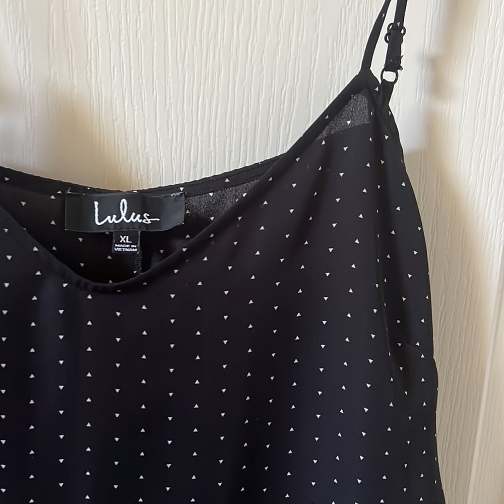 Lulu’s Polka Dot Midi Dress.